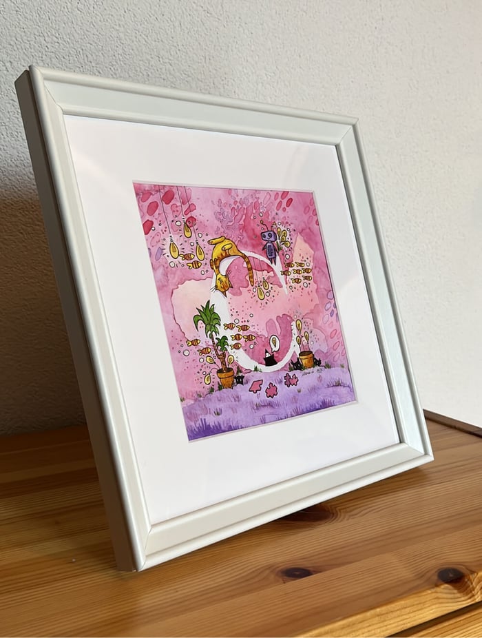 Personalised Letter: finished and framed