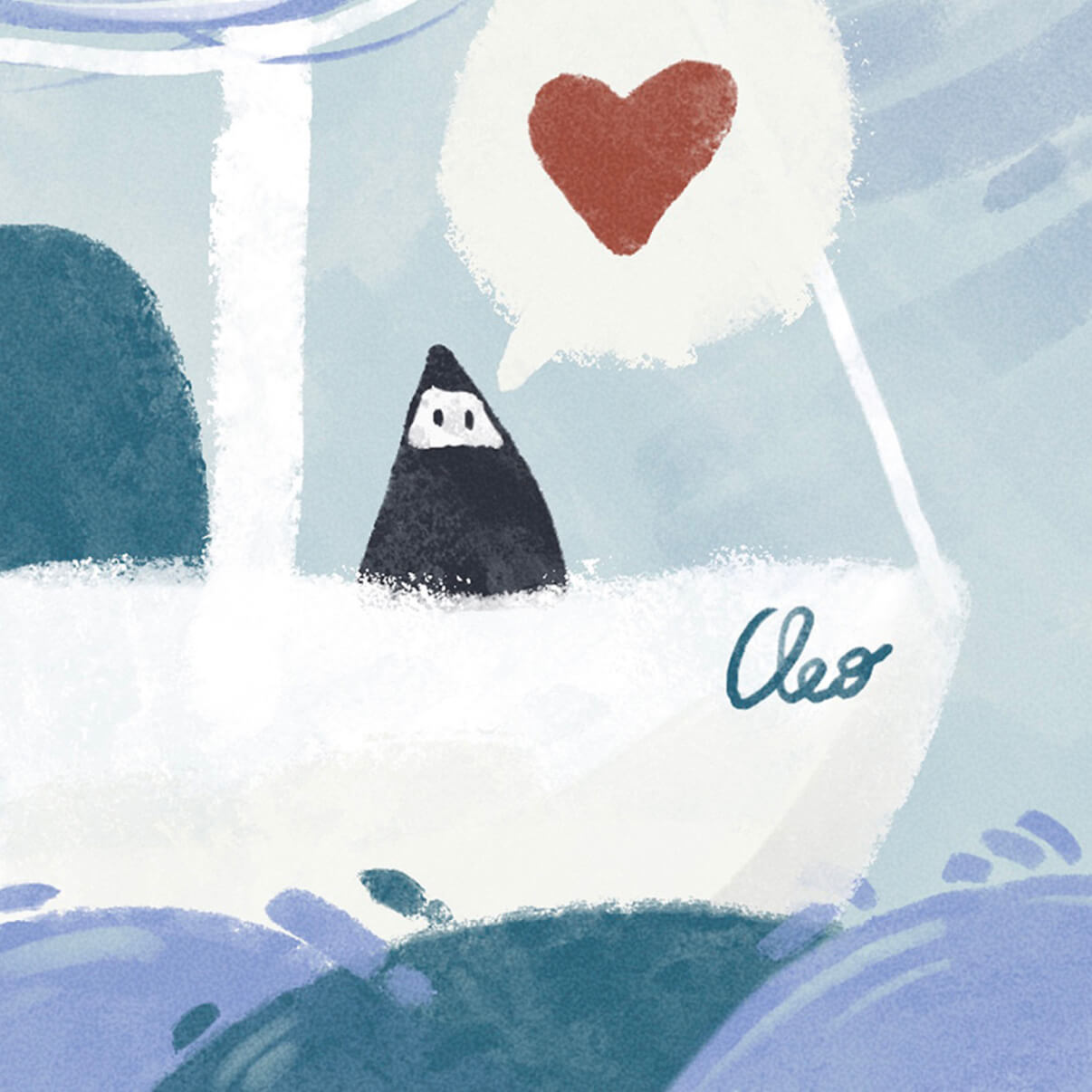Il ninja sulla barca Cleo